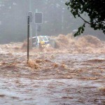 Australia powódź. Towoomba na dzień 12.01.2011
