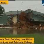 Australia powódź 2011. Wioska Grantham zmyta z powierzchni.