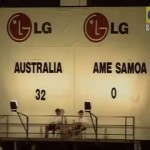 Australia-Samoa Zachodnie 31:0 w piłkę kopaną