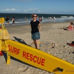 Ratownicy na plaży w Woorim – Bribie Island